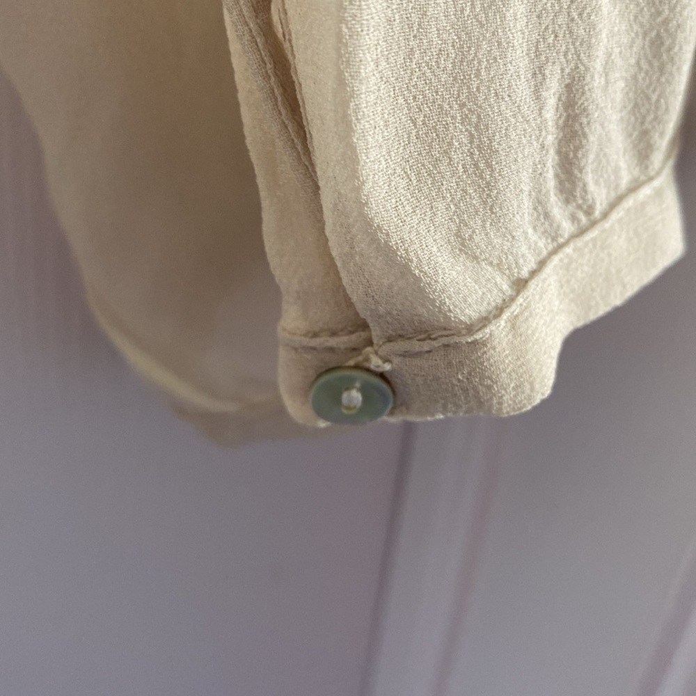 Never worn! Jersey top with 100% Silk